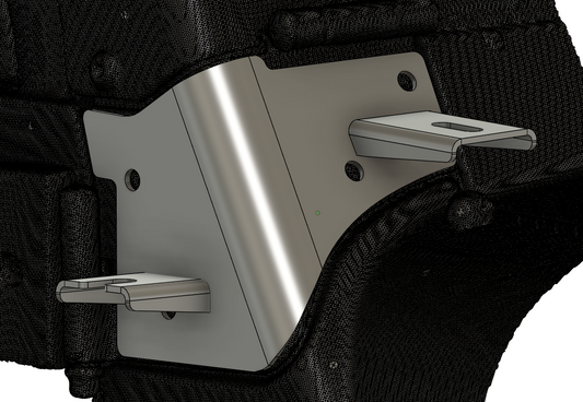 Lower A-Pillar Windshield Hinge Light Mounts – Jeep TJ Wrangler 1997–2006 | Alloy | Ditch Light & Aerial Brackets | Pair