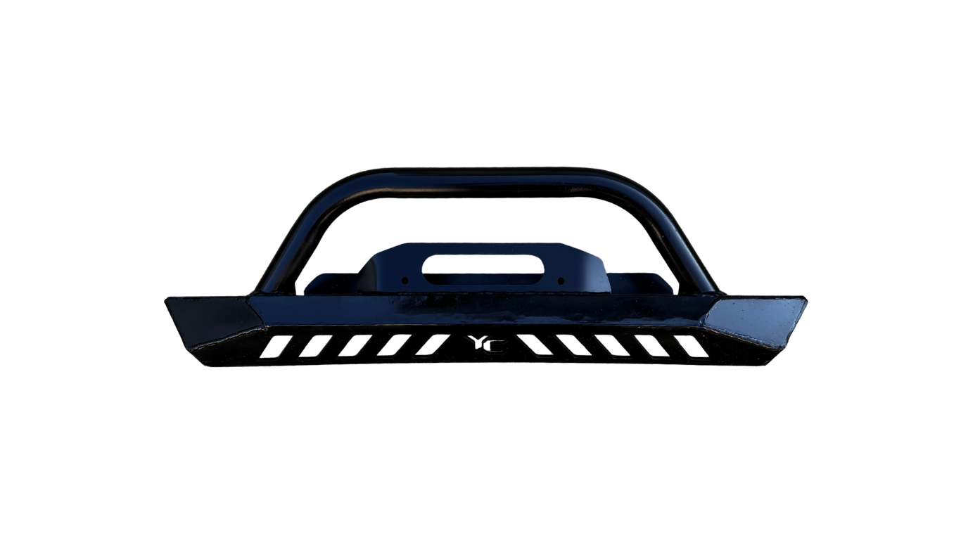 Mid Width Steel Front Bumper – Jeep TJ Wrangler | Winch Bar | High Approach Angle